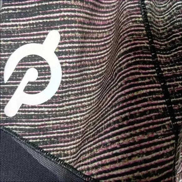 Lululemon Hotty Hot Short II *Long 4" Peloton Limitless Brown Multi Women's 8 - Picture 5 of 5